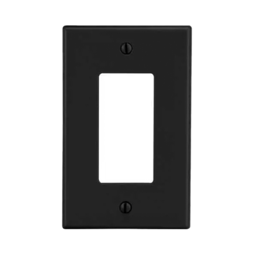 Tapa para Contacto Dúplex Color Negro.