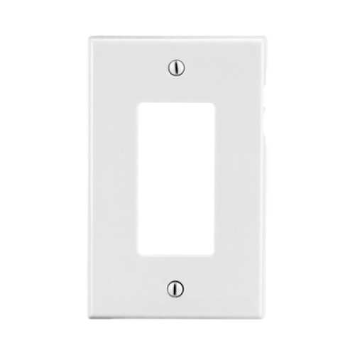 Tapa para Contacto Rectangular Color Blanco.