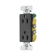 Contacto Duplex Decorador 15A 125V / 2 Polos 3 Hilos/ Nema5-15R / Color Negro.