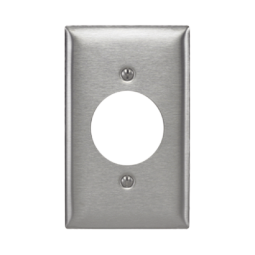 Placa para Receptaculo Sencillo 20 y 30 A de Media Vuelta/ 1.6