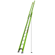 Escalera de Extensión de Aluminio + Fibra de Vidrio Hasta 8.5 m. !La Más Liviana del Mundo! (No. Parte: 18728)