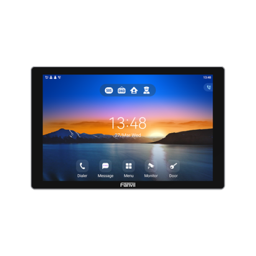 Monitor Audio/Video IP/SIP para interior, Wi-Fi, pantalla táctil de 10.1 Monitor Audio/Video IP/SIP para interior, Wi-Fi, pantalla táctil de 10.1