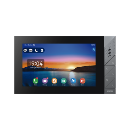 Monitor IP/SIP para interior con Android, Wi-Fi, Bluetooth, pantalla táctil de 7