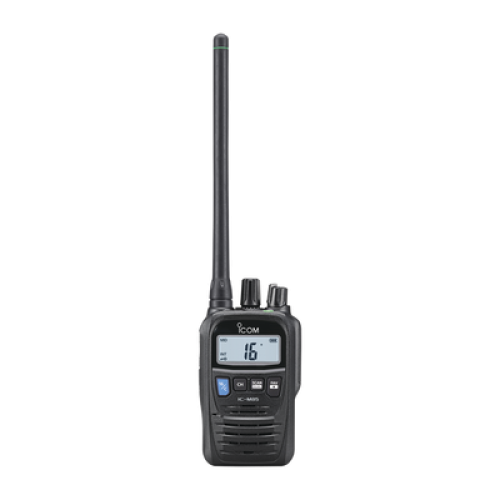 Radio portátil marino y comercial en VHF, incluye los canales USA, INT, CAN, y del clima