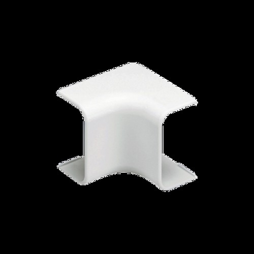 Esquinero interior, para uso con canaleta LD5, material ABS, Color Blanco Mate Esquinero interior, para uso con canaleta LD5, material ABS, Color Blanco Mate