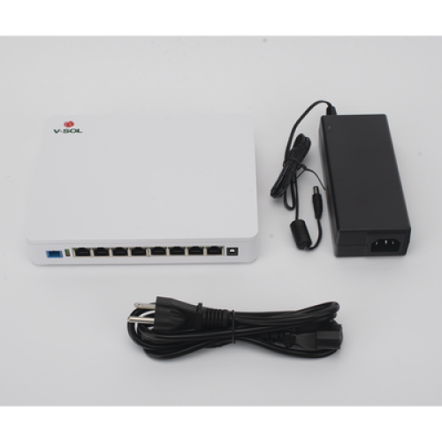 ONU Dual EPON/GPON / 8 Puertos PoE 802.3at Gigabit / Wi-Fi Doble banda 2.4 y 5 GHz / 1 Puerto SC/UPC ONU Dual EPON/GPON / 8 Puertos PoE 802.3at Gigabit / Wi-Fi Doble banda 2.4 y 5 GHz / 1 Puerto SC/UPC