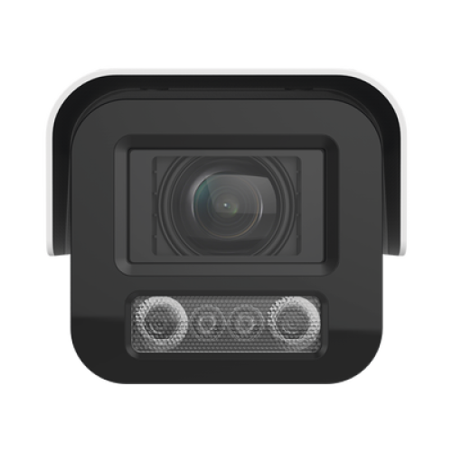 Bala IP 4 Megapixel / Lente Mot. 2.8 - 12 mm / Luz Dual (IR y Luz Blanca) / Reconocimiento Facial / Heat Map / ACUSENSE / Metadata / IK10 / IP67 / WDR 140 dB / DeepinView