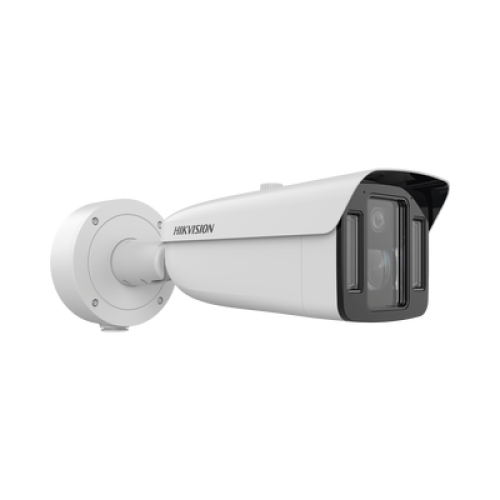 [TandemVu] Bala IP Dual 4 Megapixel (2 Lentes) / Lente Fijo (4 mm / ColorVu) y Lente Mot. (5 a 20 mm / DarkFighter X) / Luz Dual (IR y Luz Blanca) / IP67 / IK10 / Reconocimiento Facial / ACUSENSE / WDR 140 dB / DeepinView / Búsqueda por Atributos