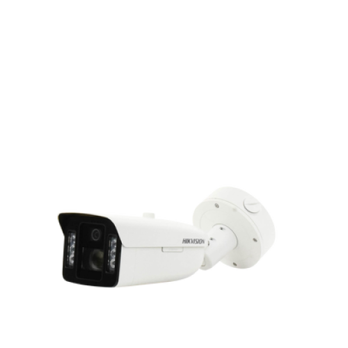 [TandemVu] Bala IP Dual 4 Megapixel (2 Lentes) / Lente Fijo (4 mm / ColorVu) y Lente Mot. (5 a 20 mm / DarkFighter X) / Luz Dual (IR y Luz Blanca) / IP67 / IK10 / Reconocimiento Facial / ACUSENSE / WDR 140 dB / DeepinView / Búsqueda por Atributos