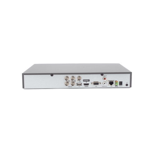 DVR 4 Canales TURBOHD + 2 Canales IP / 5 Megapixel Lite - 3K Lite / Audio de Dos Vías por Coaxitron / Reconocimiento Facial / ACUSENSE (Evista falsas alarmas) / 1 Bahía de Disco Duro / Salida de Video en Full HD 