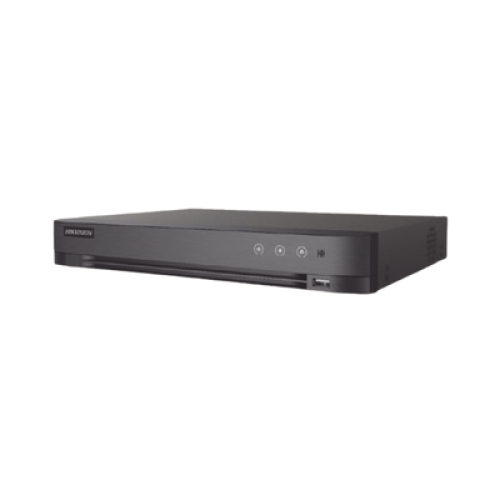 DVR 4 Canales TURBOHD + 2 Canales IP / 5 Megapixel Lite - 3K Lite / Audio de Dos Vías por Coaxitron / Reconocimiento Facial / ACUSENSE (Evista falsas alarmas) / 1 Bahía de Disco Duro / Salida de Video en Full HD 