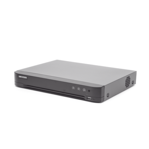 DVR 8 Canales TurboHD + 4 Canales IP / 5 Megapixel - 3K Lite / Acusense (Evita Falsas Alarmas) / Audio por Coaxitron / 1 Bahía de Disco Duro / H.265+ / Salida de Video en Full HD