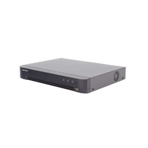 DVR 8 Canales TURBOHD +  8 Canales IP / 8 Megapixel (4K) / Audio por Coaxitron / ACUSENSE / Reconocimiento Facial / 1 Bahía de Disco Duro / Alarmas I/O / Salida de Video en 4K / H.265+