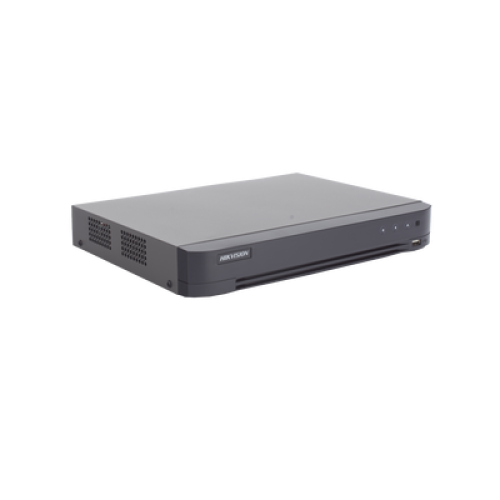 DVR 8 Canales TURBOHD +  8 Canales IP / 8 Megapixel (4K) / Audio por Coaxitron / ACUSENSE / Reconocimiento Facial / 1 Bahía de Disco Duro / Alarmas I/O / Salida de Video en 4K / H.265+