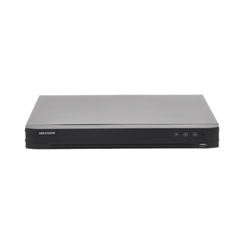 DVR 8 Canales TurboHD + 8 Canales IP / 8 Megapixel (4K) / Acusense (Evita Falsas Alarmas) / Audio por Coaxitron / 2 Bahías de Disco Duro / 8 Entradas de Alarma / 4 Salidas de Alarma / H.265+ 