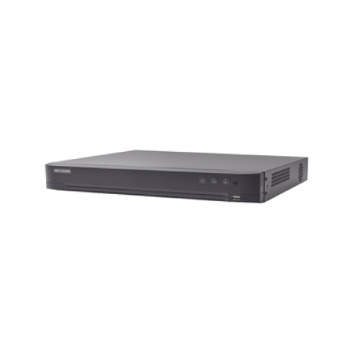 DVR 16 Canales TurboHD + 8 Canales IP / 4 Megapixel / Acusense (Evita Falsas Alarmas) / Audio por Coaxitron / Salidas de Video VGA y HDMI Independientes / 1 Bahía de Disco Duro / H.265+ DVR 16 Canales TurboHD + 8 Canales IP / 4 Megapixel / Acusense (Evita Falsas Alarmas) / Audio por Coaxitron / Salidas de Video VGA y HDMI Independientes / 1 Bahía de Disco Duro / H.265+