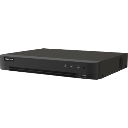 DVR 16 Canales TURBOHD + 8 Canales IP / 5 Megapixel Lite - 3K Lite / Audio de Dos Vías por Coaxitron / Reconocimiento Facial / ACUSENSE (Evita falsas alarmas) / 1 Bahía de Disco Duro / Salida de Video en Full HD