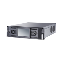 NVR 12 Megapixel (4K) / 64 Canales IP / 16 Bahías de Disco Duro / 4 Tarjetas de Red / RAID con Hot Swap / Reconocimiento Facial