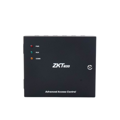 Controlador de acceso / 4 PUERTAS / Biometría Integrada / Hasta 3,000 Huellas / 30,000 Tarjetas / Incluye Gabinete y Fuente de Alimentación 12Vcc/5A compatible con ZKACCESS 3.5