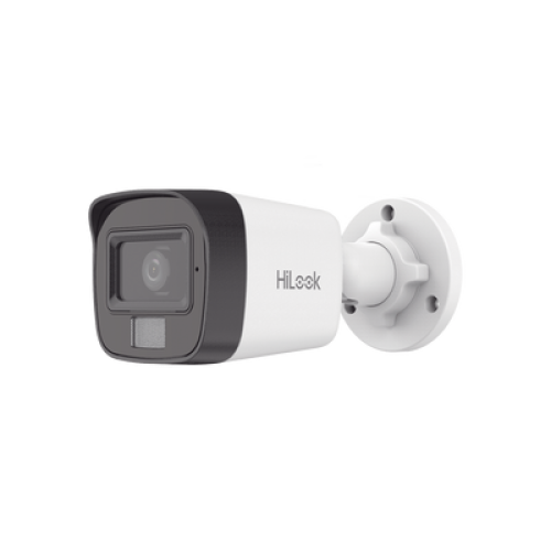 [Dual Light] Bala IP 2 Megapixel (1080p) / Lente 2.8 mm / Ángulo de visión 101° / 20 mts IR + 15 mts Luz Blanca / Micrófono Integrado / ACUSENSE Lite / Exterior IP67 / PoE / dWDR / H.265+ / ONVIF
