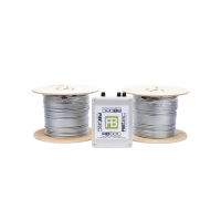 Kit de Cable Sensor Perimetral para Cerca Ciclonicas IRONCLAD / 610 METROS DE PROTECCION / 2 ZONAS; 305 METROS POR ZONA / Sin Falsas Alarmas por Viento / TODO Incluido/ TARJETA LPU400/ Calibración por Software Kit de Cable Sensor Perimetral para Cerca Ciclonicas IRONCLAD / 610 METROS DE PROTECCION / 2 ZONAS; 305 METROS POR ZONA / Sin Falsas Alarmas por Viento / TODO Incluido/ TARJETA LPU400/ Calibración por Software