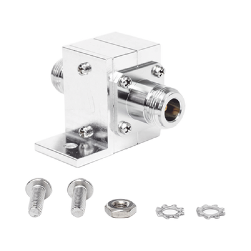 Protector Coaxial RF / 125-1000 MHz / 50 Ω / Conectores N Hembra / Ceja Lateral / 50 kA