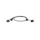 Patch Cord Cat6A IndustrialNet, Blindado S/FTP, Con Plug Industrial y Tapa en Cada Extremo, 1 Metro (3.28 Pies)