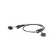 Patch Cord Cat6A IndustrialNet, Blindado S/FTP, Con Plug Industrial y Tapa en Cada Extremo, 1 Metro (3.28 Pies)