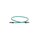 Patch Cord Cat5e de Grado Industrial 600V, Blindado SF/UTP, Calibre 24 AWG, Color Aqua, 60 cm (23.62 pulgadas).