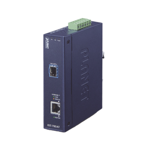 Convertidor de Medios Industrial Ethernet RJ45 10G/5G/2.5G/1G/100M a SFP+ 10GBASE-X Convertidor de Medios Industrial Ethernet RJ45 10G/5G/2.5G/1G/100M a SFP+ 10GBASE-X