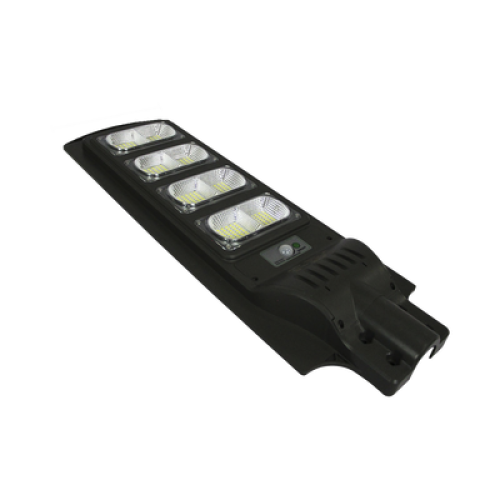 Luminaria con Panel Solar y Sensor de Movimiento de 160 W/ Luz fría 6 500 K/ Dimensiones 720 x 240 mm / Ángulo de Luz 120°. Luminaria con Panel Solar y Sensor de Movimiento de 160 W/ Luz fría 6 500 K/ Dimensiones 720 x 240 mm / Ángulo de Luz 120°.