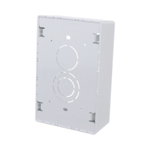 Caja de Pared Superficial, Uso Universal con Placas de Pared, con Cinta Adhesiva, Color Blanco
