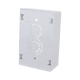 Caja de Pared Superficial, Uso Universal con Placas de Pared, con Cinta Adhesiva, Color Blanco