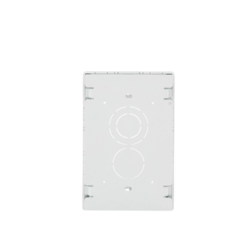 Caja de Pared Superficial, Uso Universal con Placas de Pared, con Cinta Adhesiva, Color Blanco