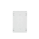 Caja de Pared Superficial, Uso Universal con Placas de Pared, con Cinta Adhesiva, Color Blanco