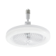Ventilador de Techo con Luminario LED de 110 V CA 50/60 Hz /  40 W / 3 Tonos de Luz (6500 - 4 000 - 2 700 K) / Diámetro 250 mm / 3 Velocidades / Dimeable.