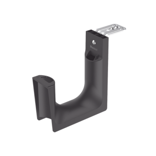 Sujetador STRONGHOLD tipo J (J-Hook), Con Soporte para Montaje en Techo, Para 180 Cables Cat6, Nylon 6.6, Color Negro, 10 piezas Sujetador STRONGHOLD tipo J (J-Hook), Con Soporte para Montaje en Techo, Para 180 Cables Cat6, Nylon 6.6, Color Negro, 10 piezas