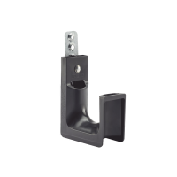 Sujetador STRONGHOLD tipo J (J-PRO), Con Soporte para Montaje en Pared, Para 180 Cables Cat6, Nylon 6.6, Color Negro, 1 pieza