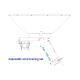 Antena direccional de Alto Rendimiento, 4 ft, Frecuencia de (4.9 a 6.1 GHz), Alto Aislamiento al Ruido, Ganancia de 35 dBi, Soporte de acero inoxidable, polaridad en 90 ° y 45 °, incluye montaje.
