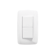 Apagador Duplex de 10 A / 127 V CA ~60 HZ / Color Blanco. Apagador Duplex de 10 A / 127 V CA ~60 HZ / Color Blanco.