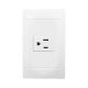 Contacto Sencillo de 127 V~60 HZ 15 A/ Color Blanco.