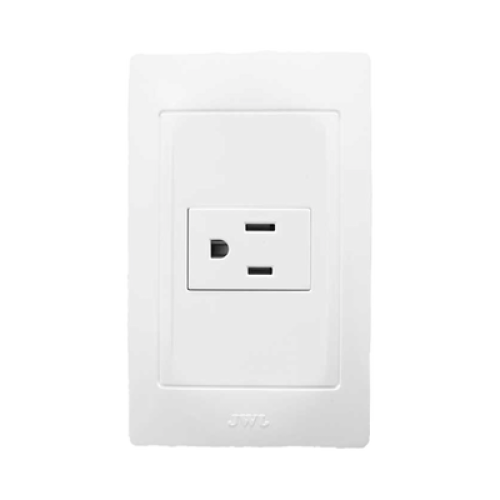 Contacto Sencillo de 127 V~60 HZ 15 A/ Color Blanco.