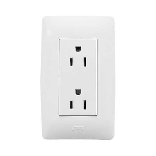 Contacto Dúplex de 127 V~60 Hz 15 A / Color Blanco.