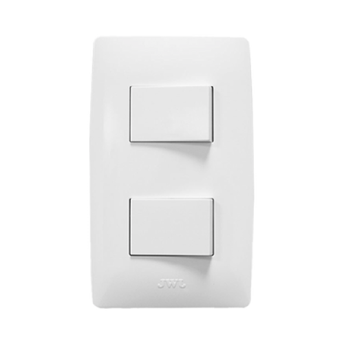 Apagador Doble de 127 V~60 Hz 10 A/ Color Blanco.