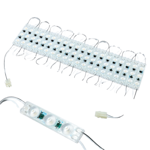 Módulo LED Resistente a Intemperie / 4500 Lúmenes / 110V / Luz Cálida 2 700 K / Hasta 20 Módulos en Serie / No Requiere Transformador.
