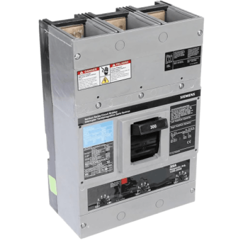 Interruptor Termomagnético 600V 3X300A, Sin zapatas principales.