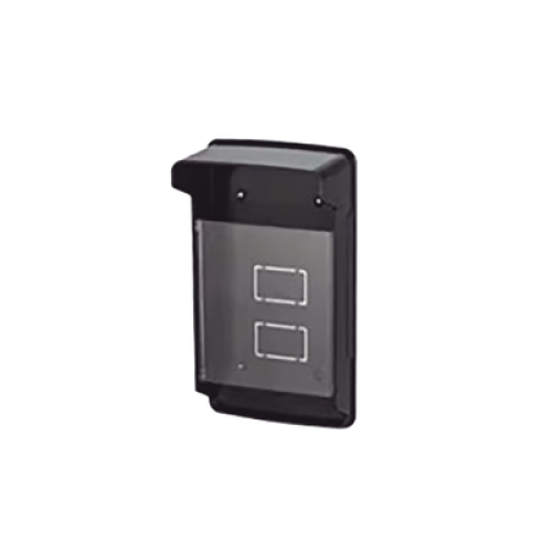 Carcasa Protectora Universal Color Negro con Tapadera de Acrílico / Medidas 245 × 143 × 83 mm / Compatible con Múltiples Modelos de Control de Acceso
