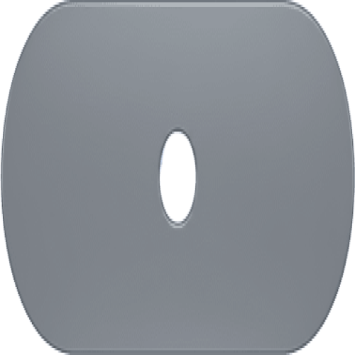 Tapa de Refacción para Cubierta de Torniquetes Hikvision DS-K3G411 / Cubre orificios para montaje de Terminal Facial en caso de NO uso