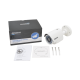 KIT TurboHD 1080p / DVR 8 Canales / 4 Cámaras Bala (exterior 2.8 mm) / 4 Cámaras Eyeball (exterior 2.8 mm) / Transceptores / Conectores / Fuente de Poder Profesional hasta 15 Vcc para Largas Distancias
