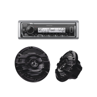 Kit de estéreo con Bluetooth KMR-M332BT | más Par de bocinas KFC-1653MRB